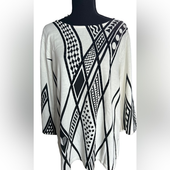 🔥BOB MACKIE SWEATER! DESIGNER SWEATER WITH A HINT OF SEQUINS 🔥🔥🔥🔥 - Picture 7 of 9